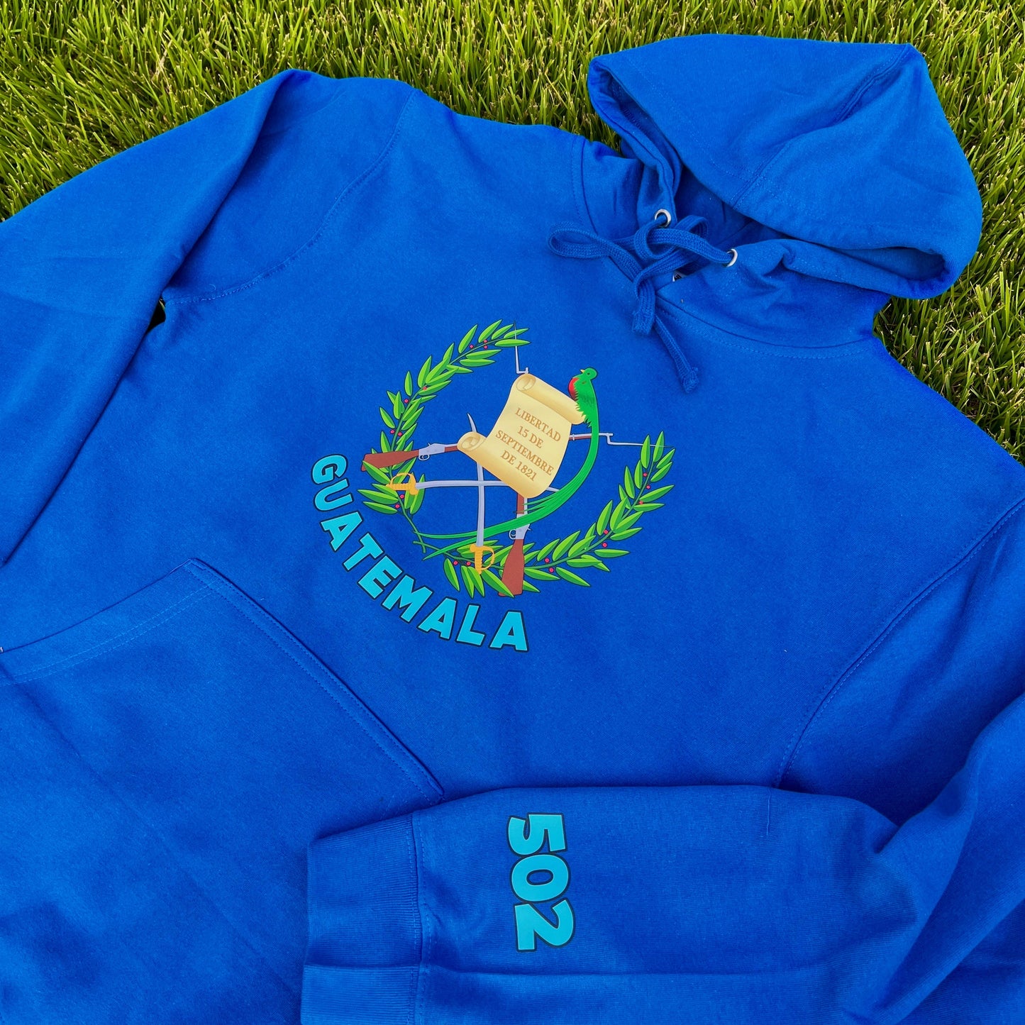 GUATEMALA SUDADERA AZUL