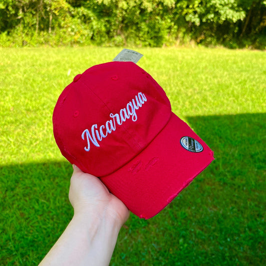 NICARAGUA GORRA ROJA