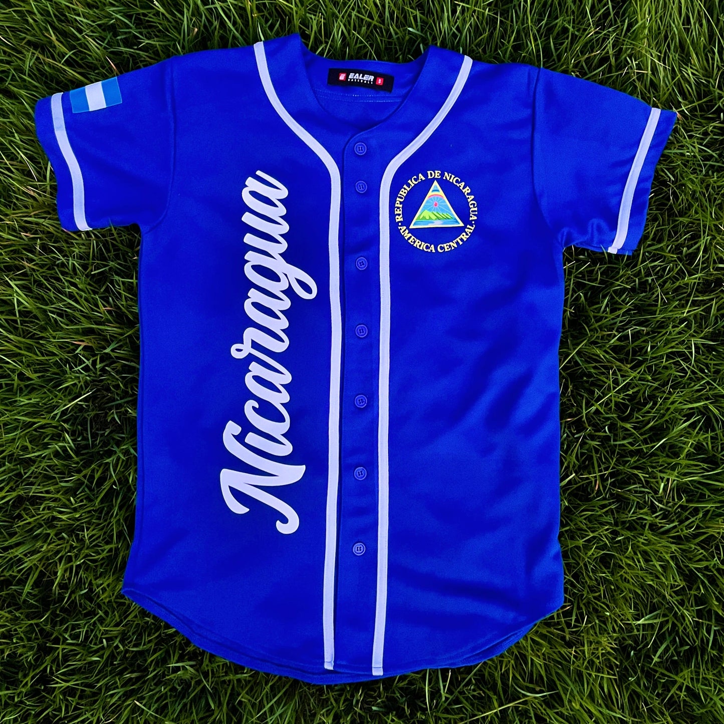 NICARAGUA Camisetas de béisbol azul