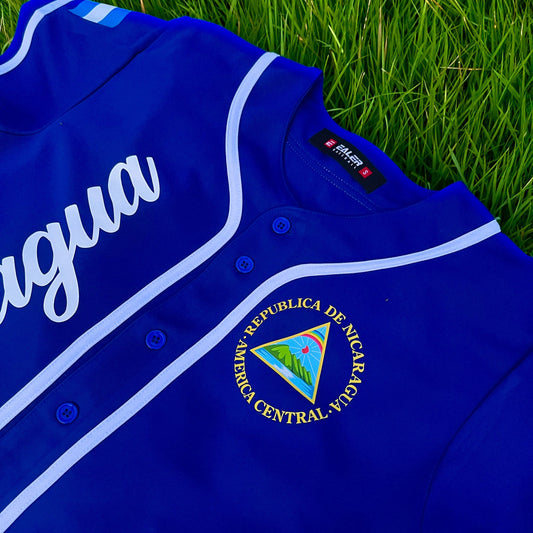 NICARAGUA Camisetas de béisbol azul
