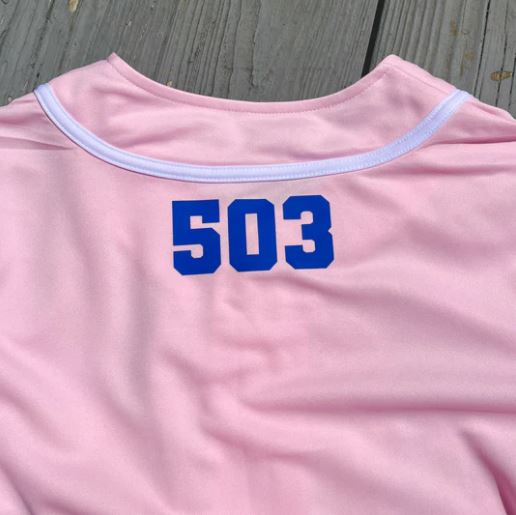 Camiseta de béisbol rosa El Salvador