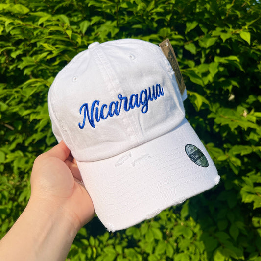 NICARAGUA GORRA BLANCA 🧢