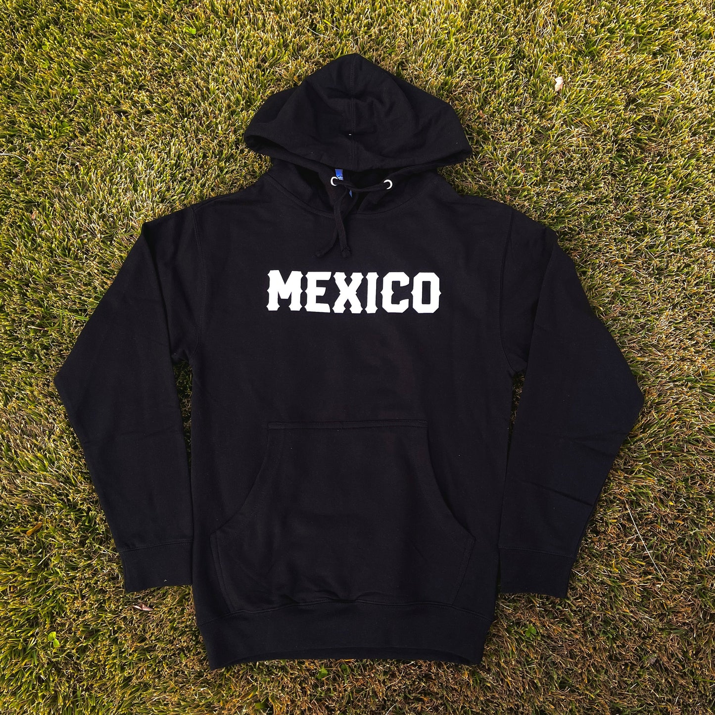 MÉXICO SUDADERA CON CAPUCHA NEGRO UNISEX
