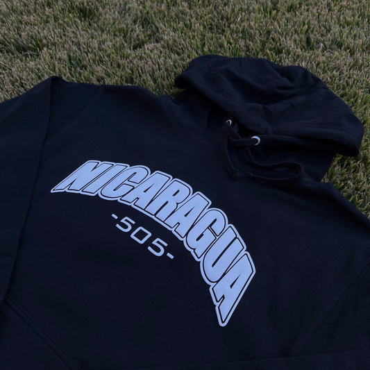 NICARAGUA SUDADERA NEGRO