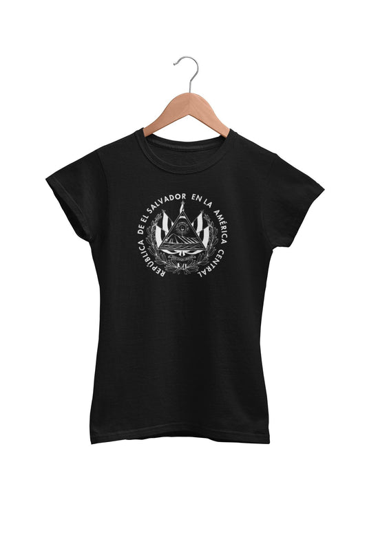 Camiseta con escudo para mujer